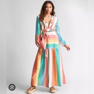 Billabong x Sincerely Jules Rainbow Dress